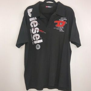 Diesel XXL collared short sleeve shirt